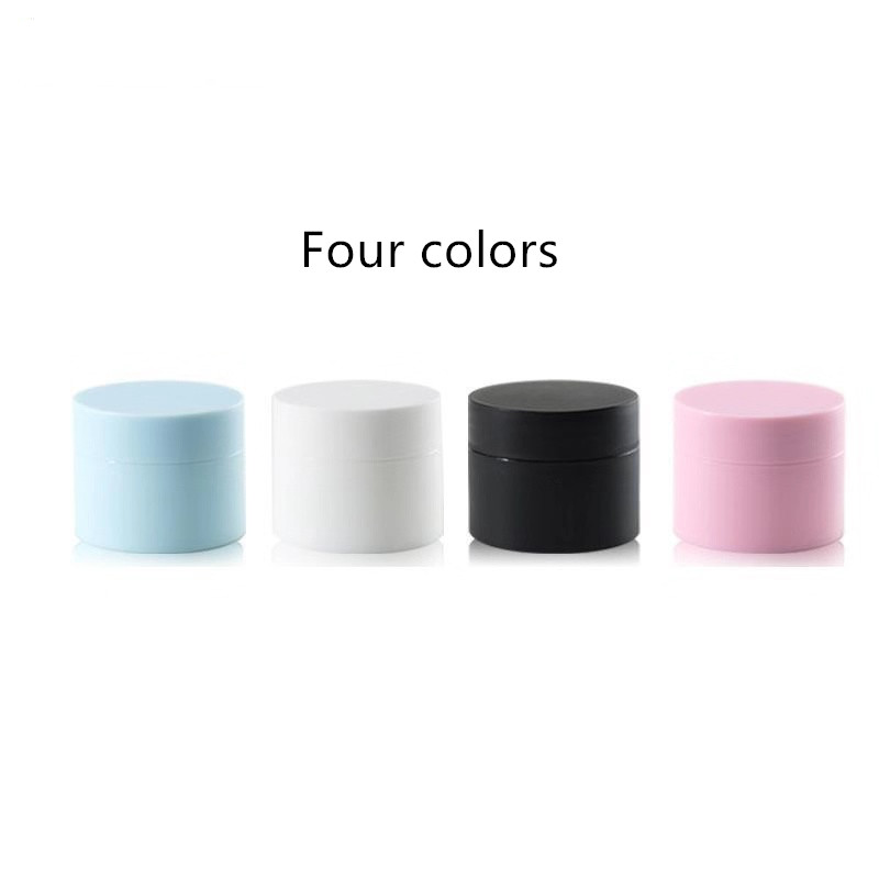 factory wholesale 5ml 15ml 20ml 30ml black amber frosted cosmetic cream glass jar with lid