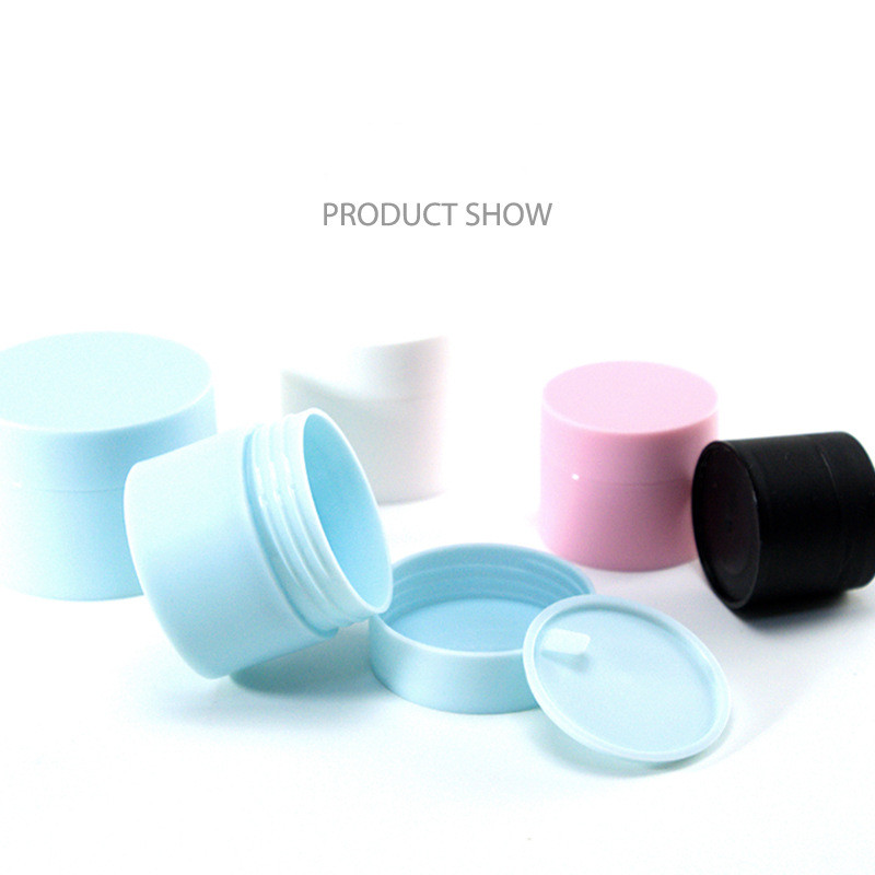 factory wholesale 5ml 15ml 20ml 30ml black amber frosted cosmetic cream glass jar with lid