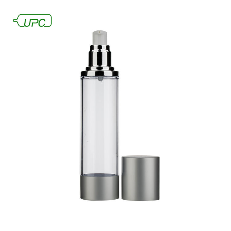 factory wholesale gold silver 15ml 30ml 50ml 80ml 100ml 120ml vacuum airless glass pump cosmetic bottle