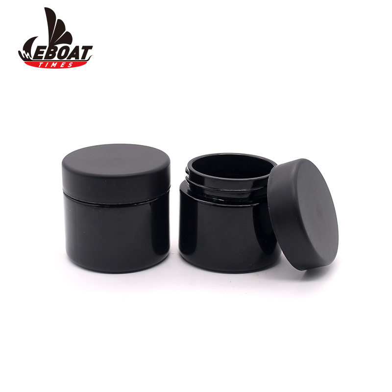 factory wholesale small glass jars high quality cbd wax jars with lid
