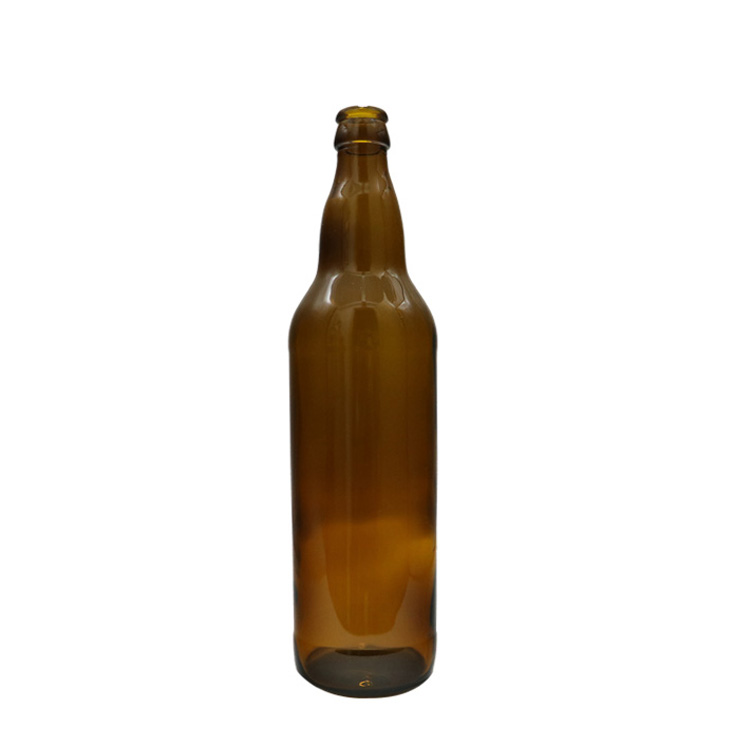 fancy amber 22oz beer glass bottle