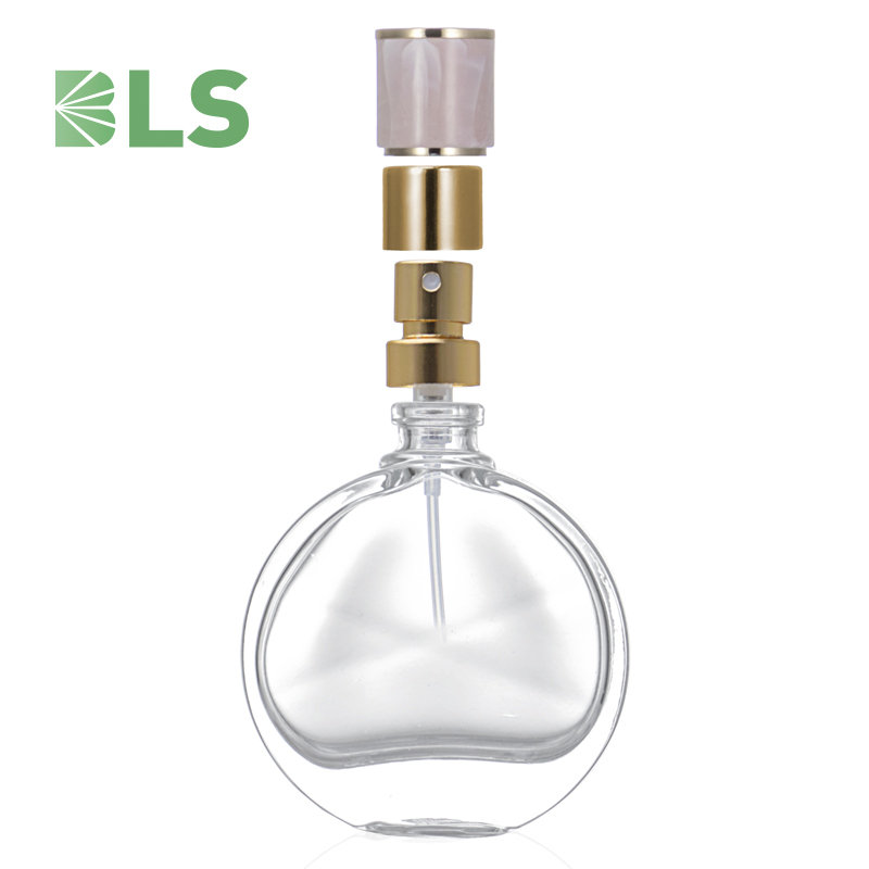 fancy attar bottle perfume display 30ml circle perfume bottle