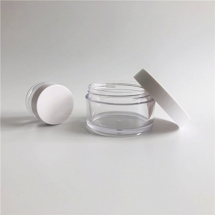 fancy black private label cosmetic jar