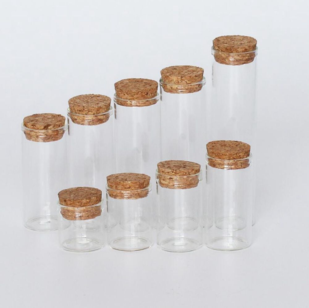 fancy clear round glass matches bottle with cork lid,matchsticks promotional bottle