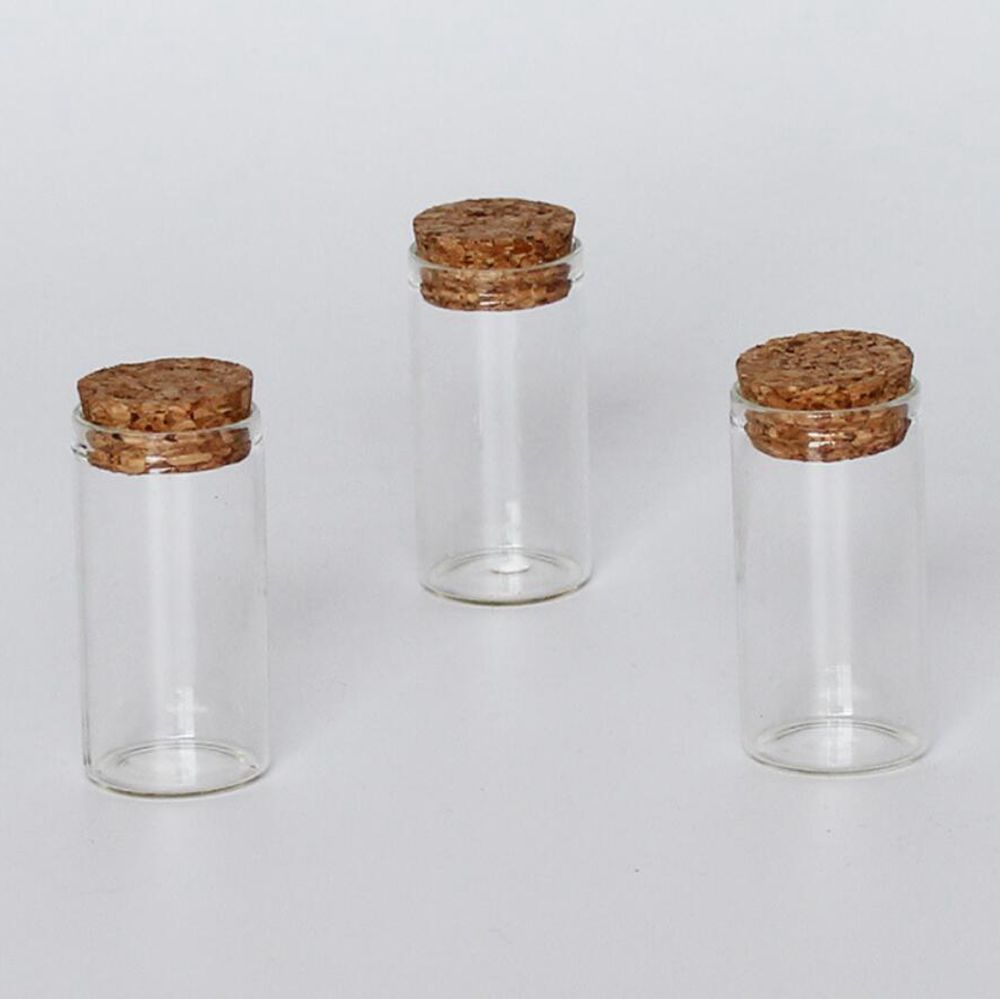 fancy clear round glass matches bottle with cork lid,matchsticks promotional bottle
