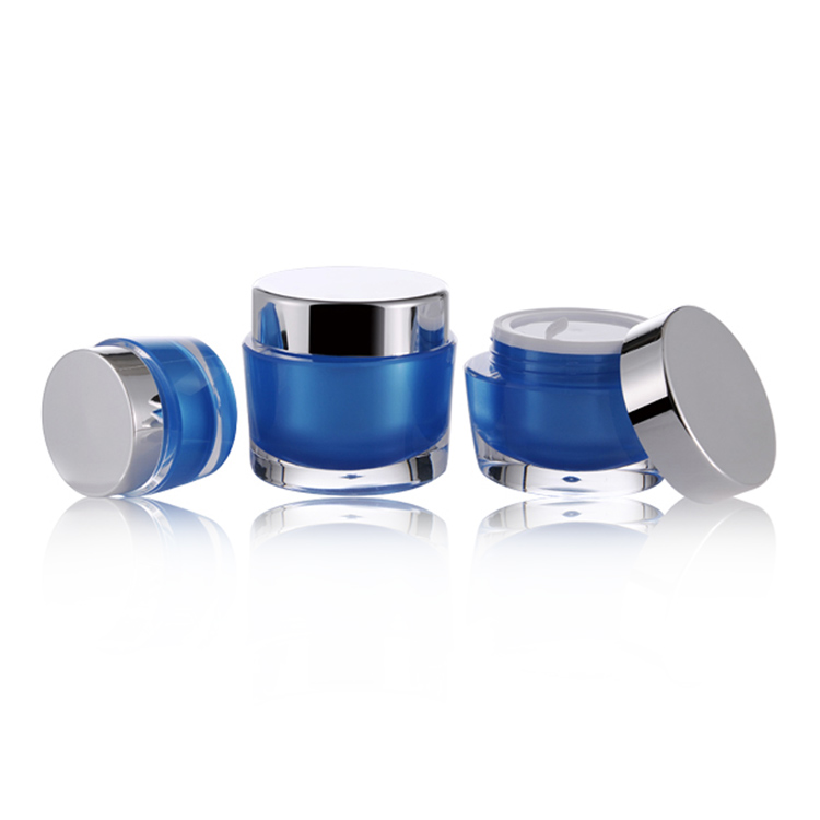 fancy cream jar plastic packaging luxury cosmetic jar small cosmetic jars with gold lids