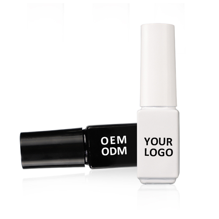 fancy custom square empty nail polish bottle manufacturer with brush