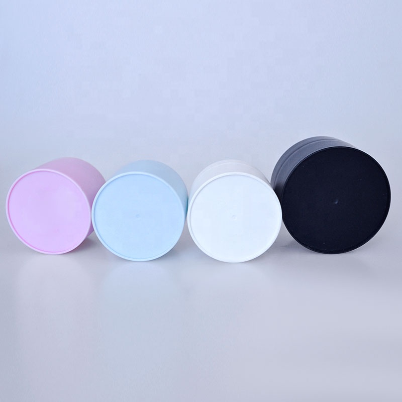 fancy double wall cosmetic container 3g 5g 10g 15g 30g 50g 80g matt White black pink blue plastic cream jar