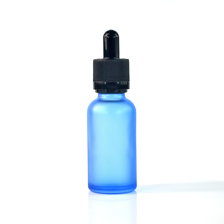 fancy frosted Childproof cap clear amber green blue 10ml 20ml 30ml 50ml 100ml glass dropper bottles for e liquid