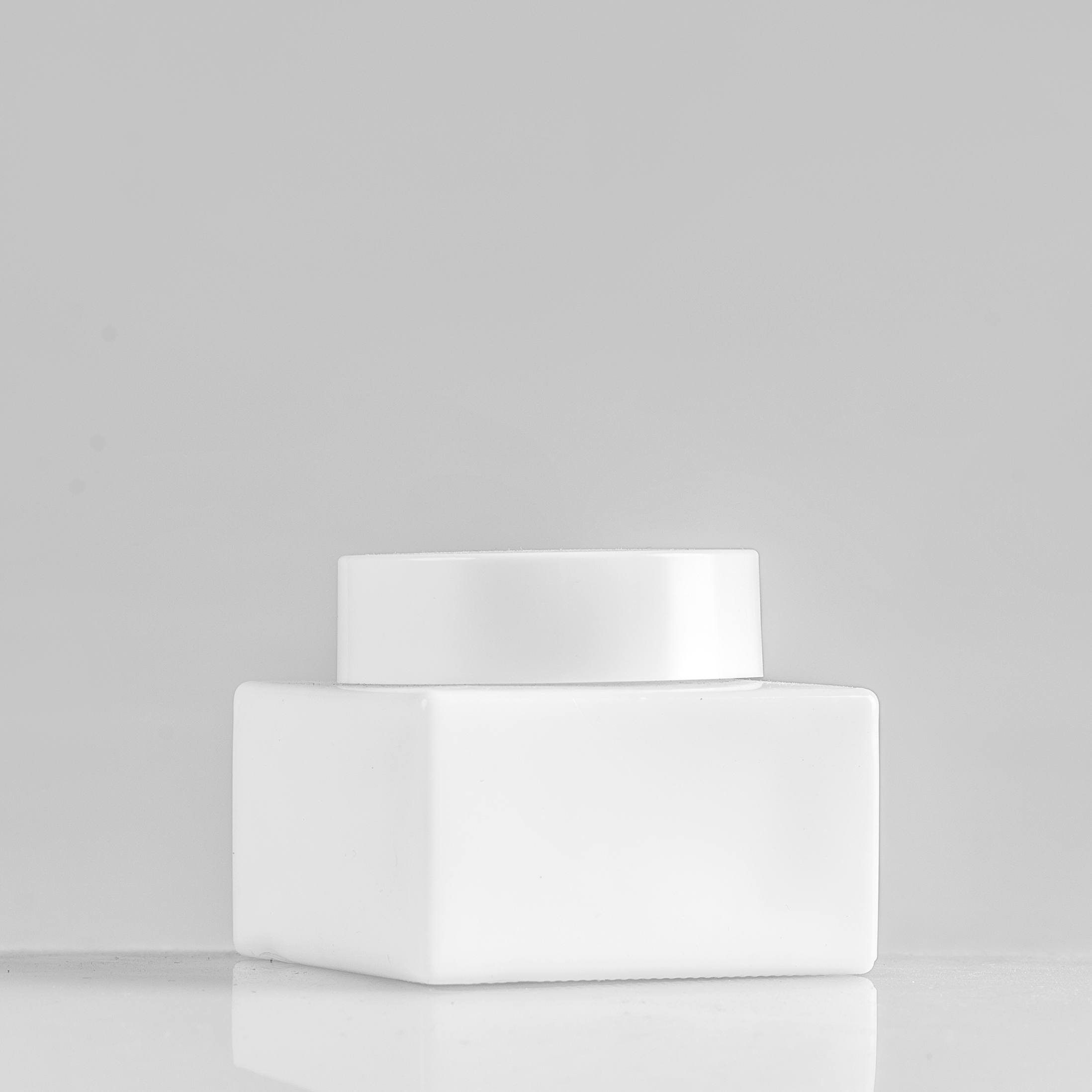 fancy unique design cosmetic empty glass bottle jar with printing series for natural cream and lotion