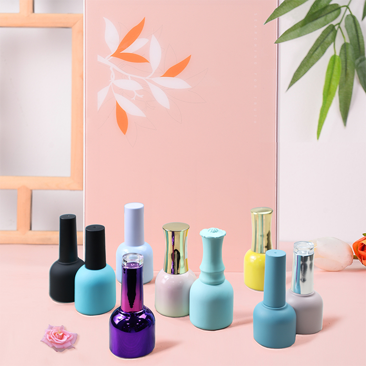 fancy unique gel 15ml custom nail polish container bottle glass empty