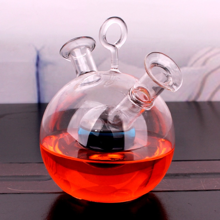 fashion glass kitchenware bottle dispenser for oil sauce or vinegar