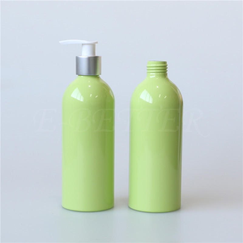 fashionable 300ml aluminum shampoo bottle for cosmetic packaging