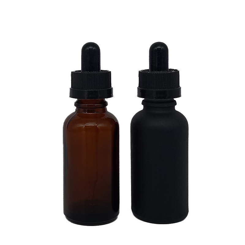 flat shoulder black dropper bottle black glass dropper bottle vape oil bottles e liquid vape bottles 30 ml essential oil bottles