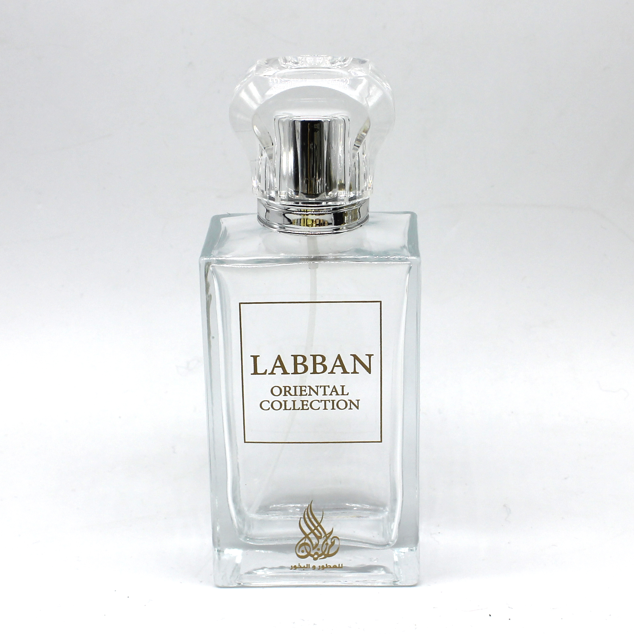 flat square glass perfume bottles personal care use glass bottle