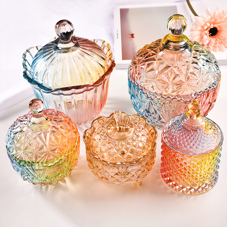 flower glass storage containers jars bottles