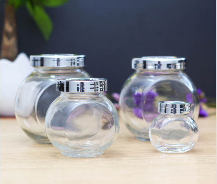 food glass jar directly factory factory directly sale 50ml 180ml 380ml 480ml round glass jars wholesale