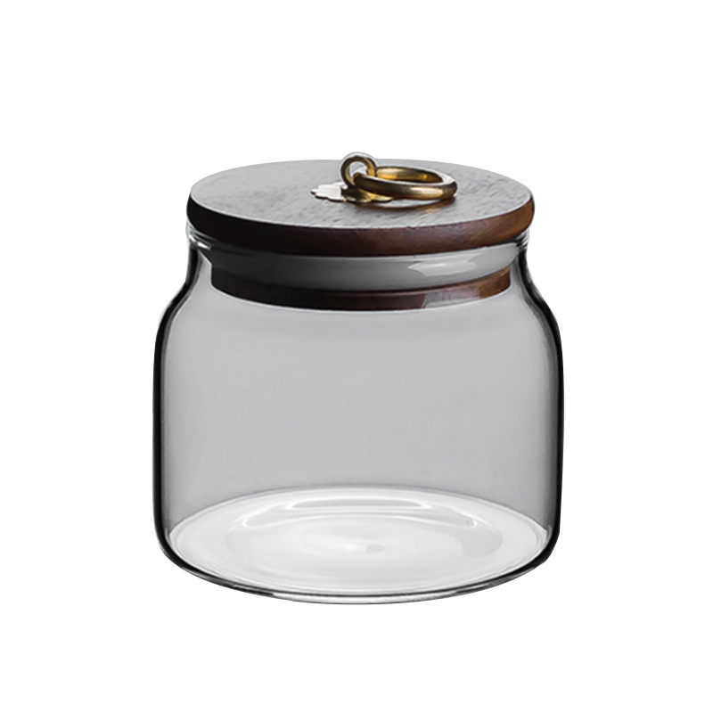 food grade borosilicate hermetic storage glass jars pots for spices
