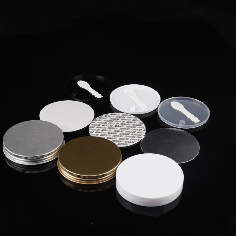 food grade cosmetic cream container 60ml 100ml 120ml 200ml 250ml 500ml PET white Plastic jar