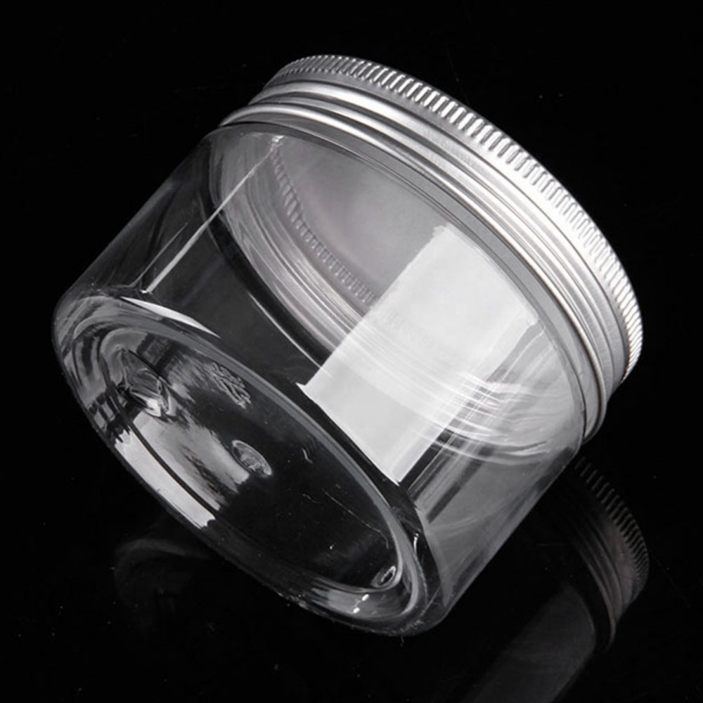 food grade cosmetic cream container 60ml 100ml 120ml 200ml 250ml 500ml PET white Plastic jar