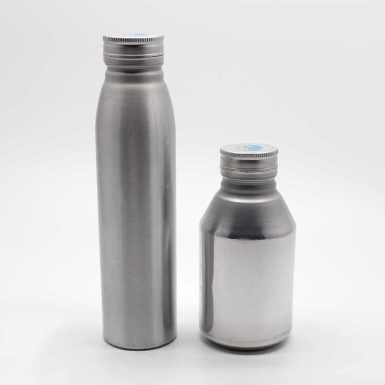 food grade packaging empty aluminum soda juice drinking beverage bottle