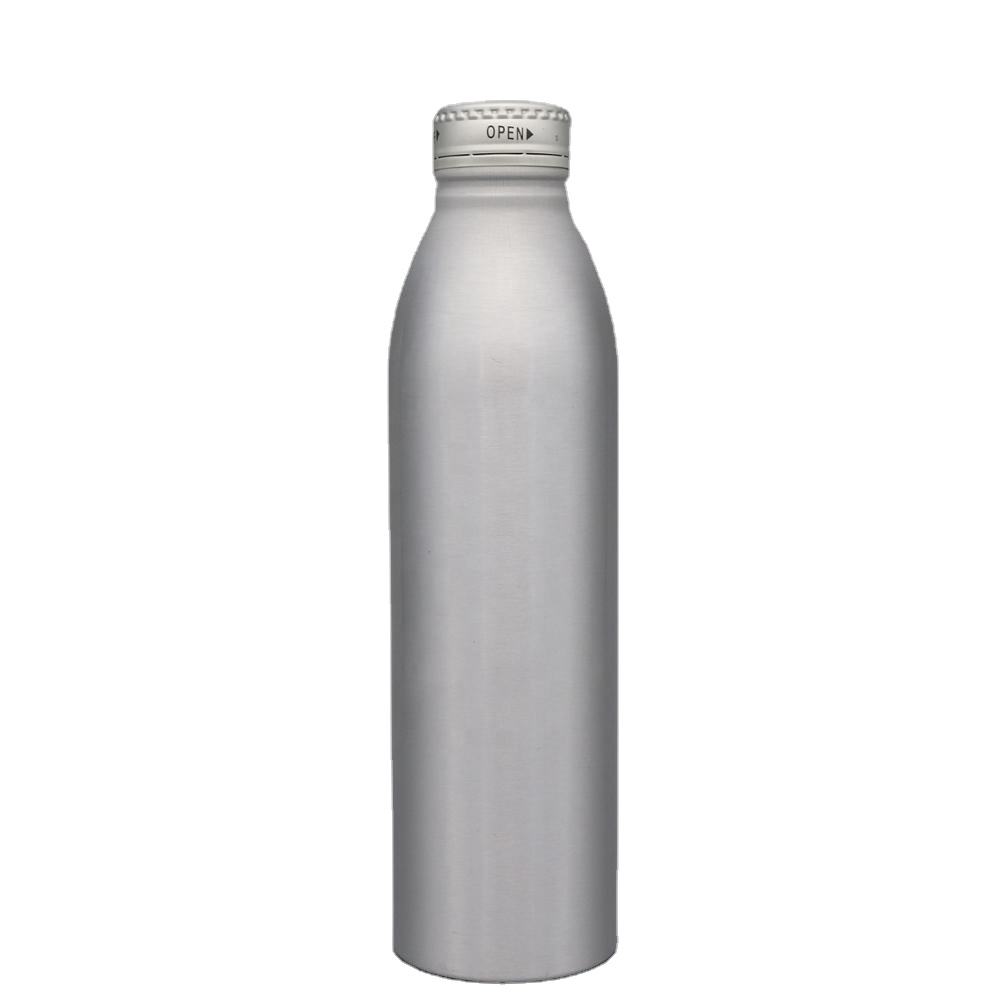 food grade packaging empty aluminum soda juice drinking beverage bottle