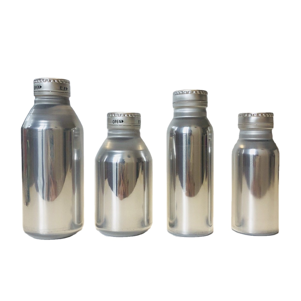 food grade packaging empty aluminum soda juice drinking beverage bottle