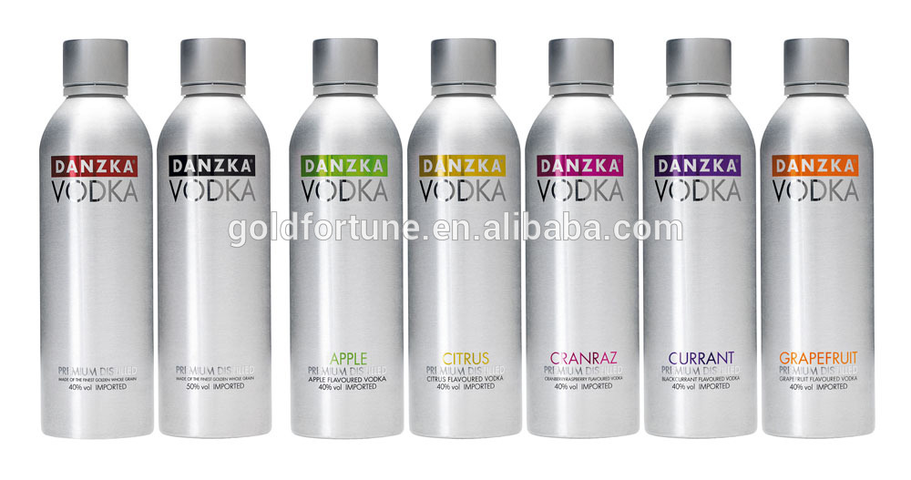 food grade packaging empty aluminum soda juice drinking beverage bottle