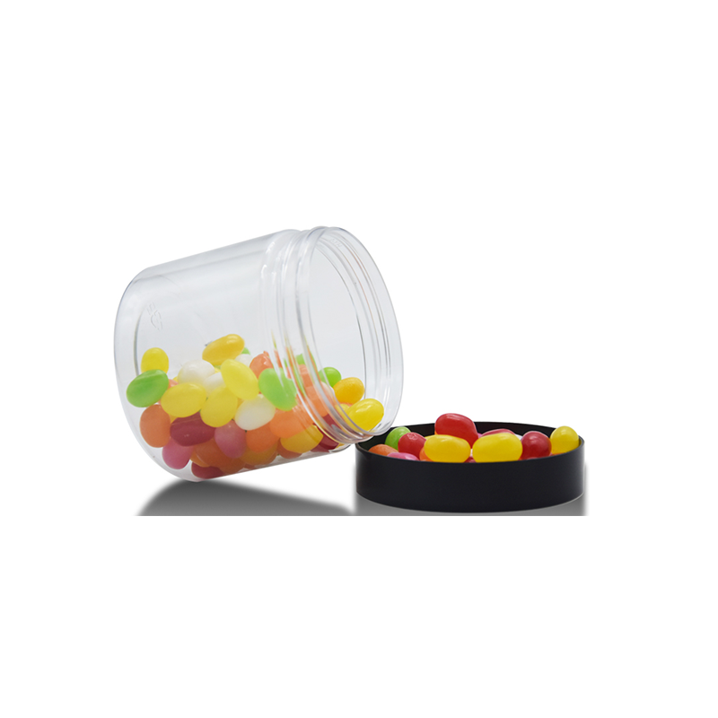 food pet jar pet jars with lids/cookie jar plastic plastic cookie jar/container for nuts candy and nut containers 4oz pet jar