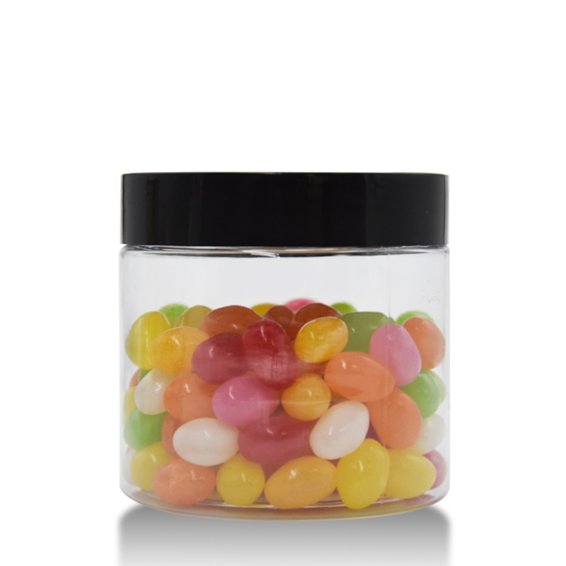 food pet jar pet jars with lids/cookie jar plastic plastic cookie jar/container for nuts candy and nut containers 4oz pet jar