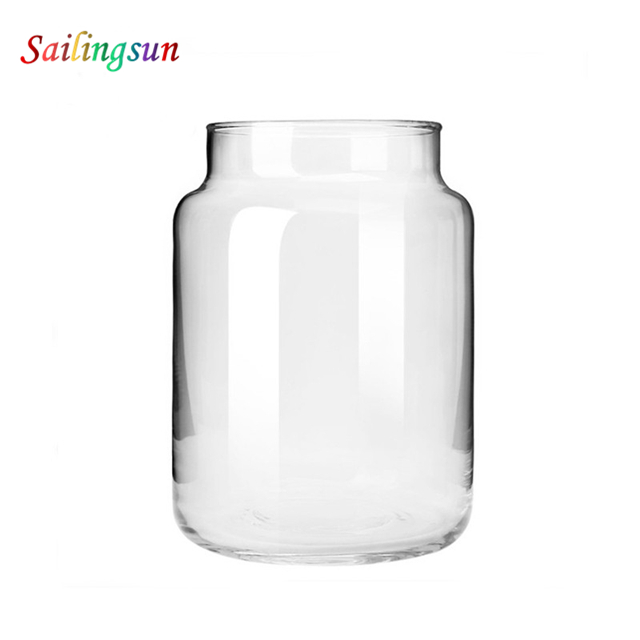 food safe oversized druable thicked bottom hand craft pyrex glass bucket