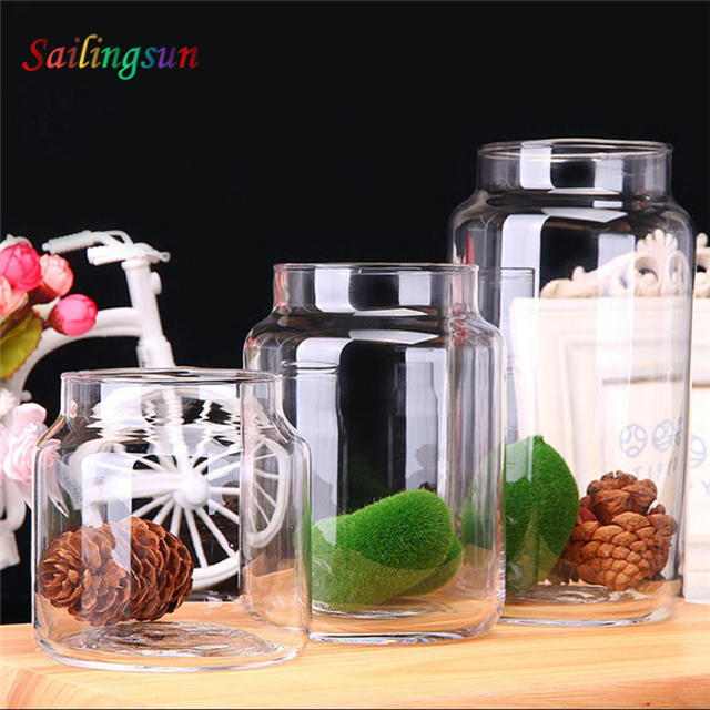 food safe oversized druable thicked bottom hand craft pyrex glass bucket