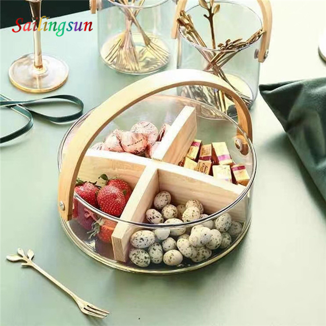 food storage customization capacity handcraft pyrex glass fruit plate