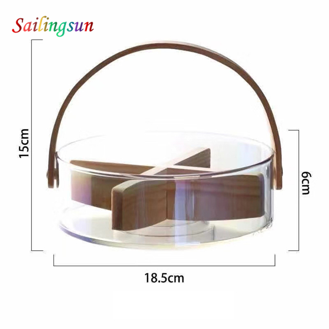 food storage customization capacity handcraft pyrex glass fruit plate