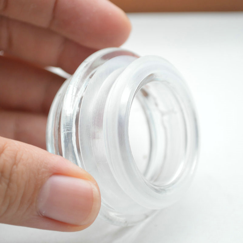 food storage jar with glass lid