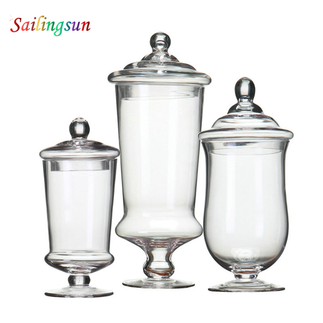 footed stem design food storage clear lid hand craft pyrex glass sundae cup