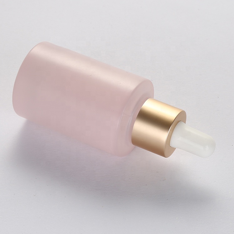 foundation frosted glass dropper bottle 5ml 10ml 15ml 20ml 30ml 50ml 100ml with gift paper tube bag