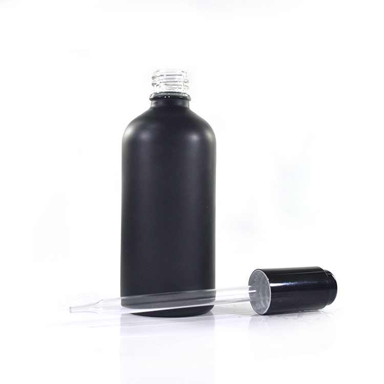 fragrance oil round rectangular matt frosted clear black 50ml 100ml refill perfume glass spray bottle with pump lotion cap