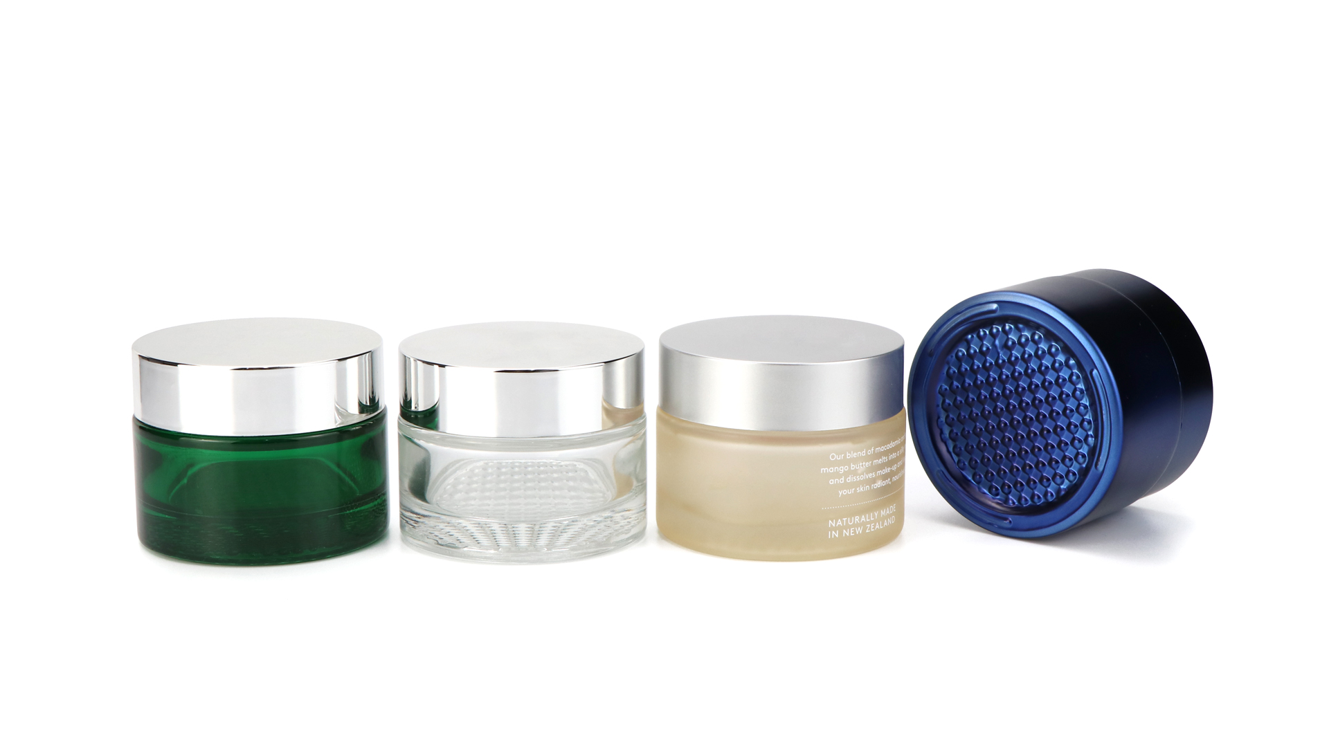 frasco para crema 50 g 100 g round bule matte body butter jars beauty body glass empty cream jar