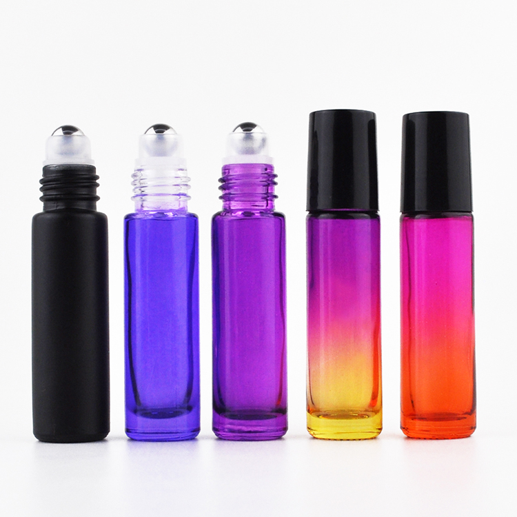 frascos ambar de 5ml 10 ml roll on essential oil bottles