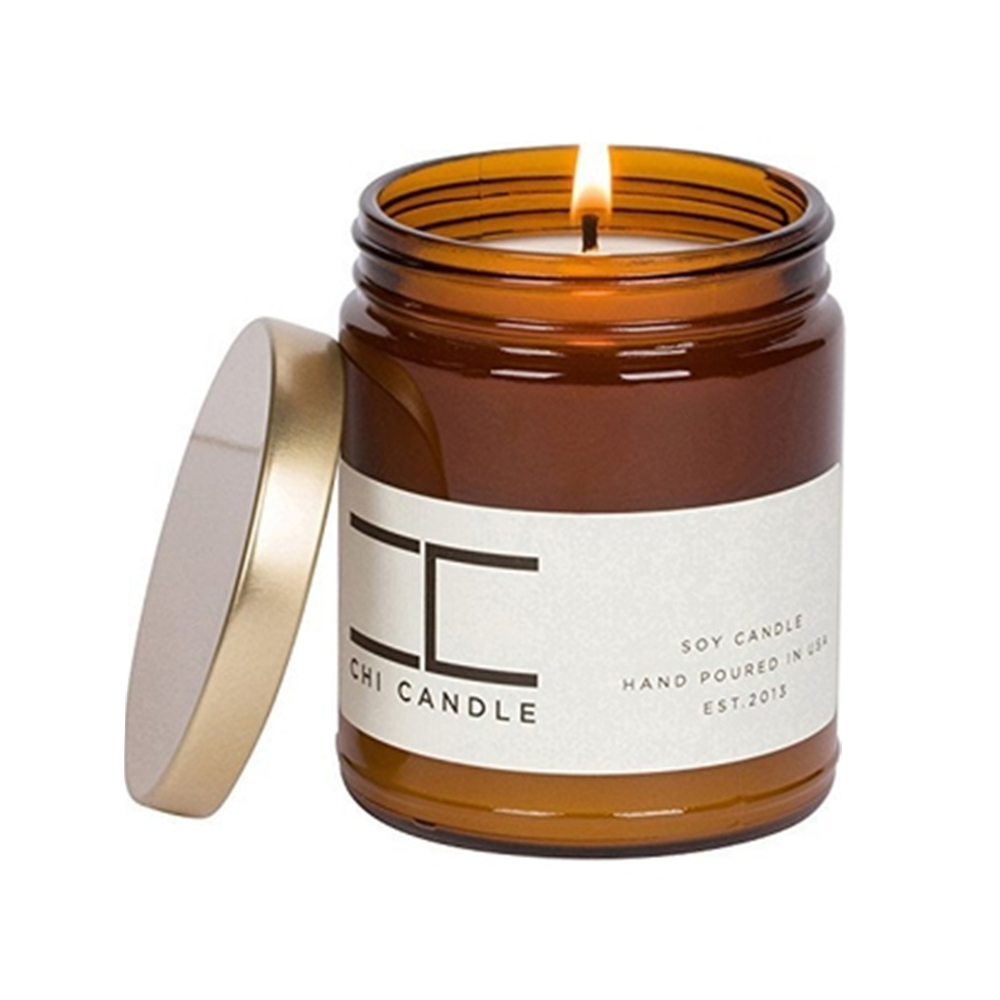 frascos de vidrio UV Round Bottle Essential Oil Face Cream 100G 4 oz Amber Glass Jar