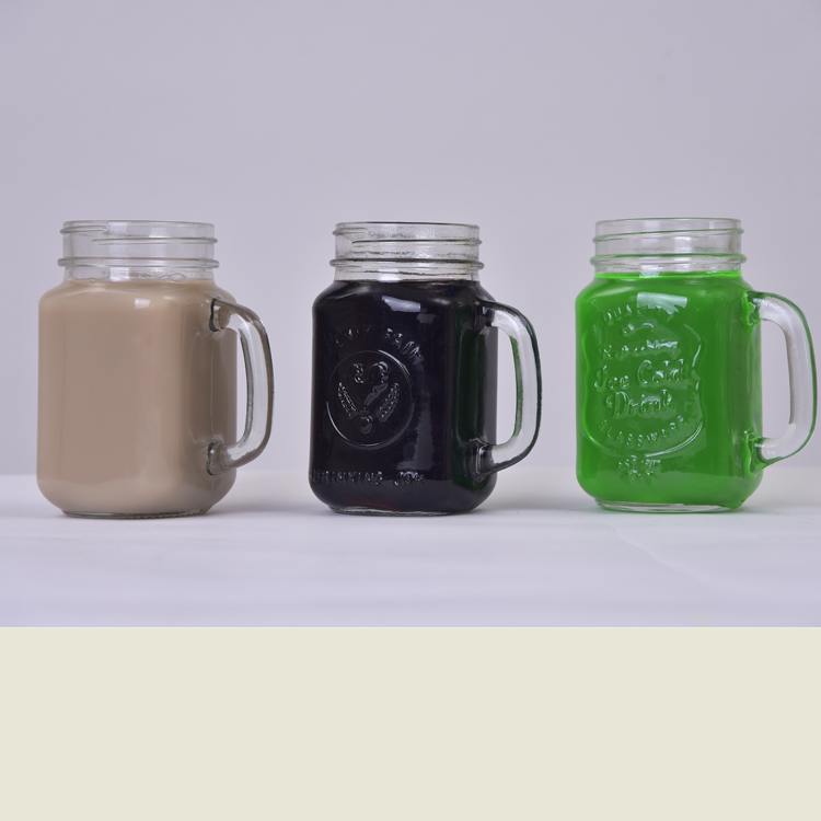 frascos de vidrio jam glass mason canning jars 16 oz with regular wide mouth lids