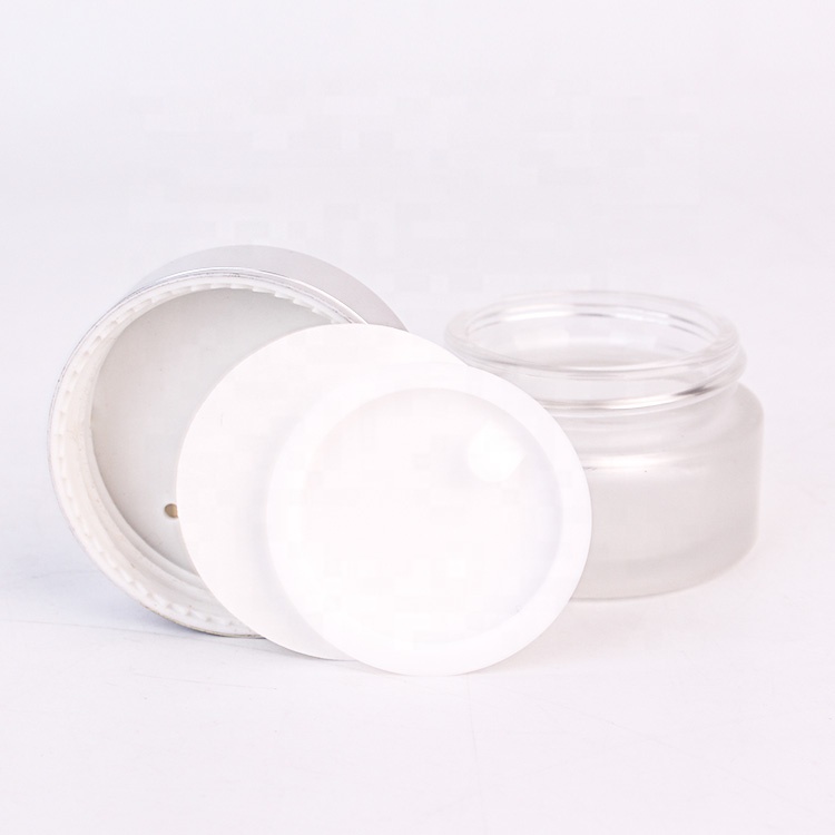free Sample 20g 20ml glass Cosmetic Cream Bottles jars Makeup Pots Container Vials