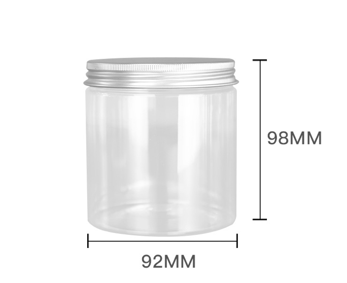 free kitchen set cookie food coffee yogurt packing container 350ml 500ml pet plastic jars