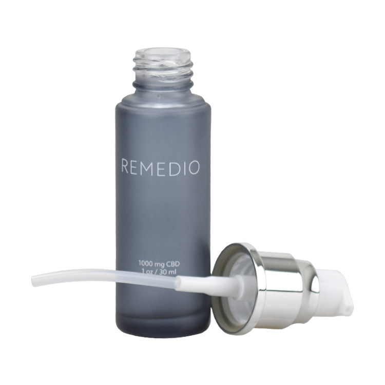 free sample 20ml 30ml 50ml grey mold glass lotion cream bottle cosmetics bottle makeup puff package