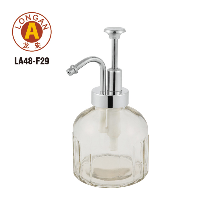 free sample 304 staindless steel ABS PP pump garden Flower dispenser glass pump spray bottle