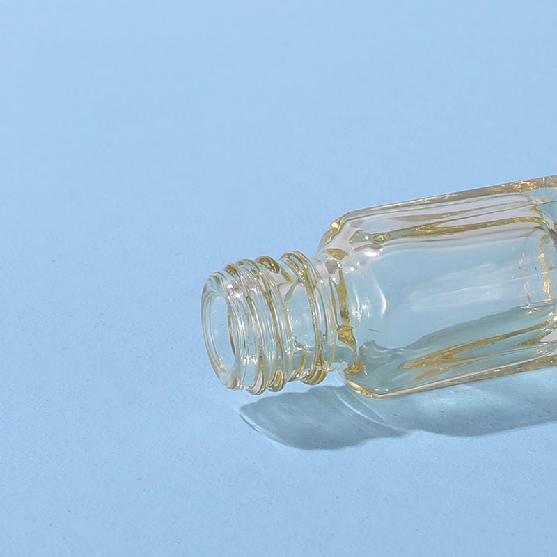 free sample 3ml colored star anise ball bottle glass colored bead essence oil bottle perfume Eight side bottle