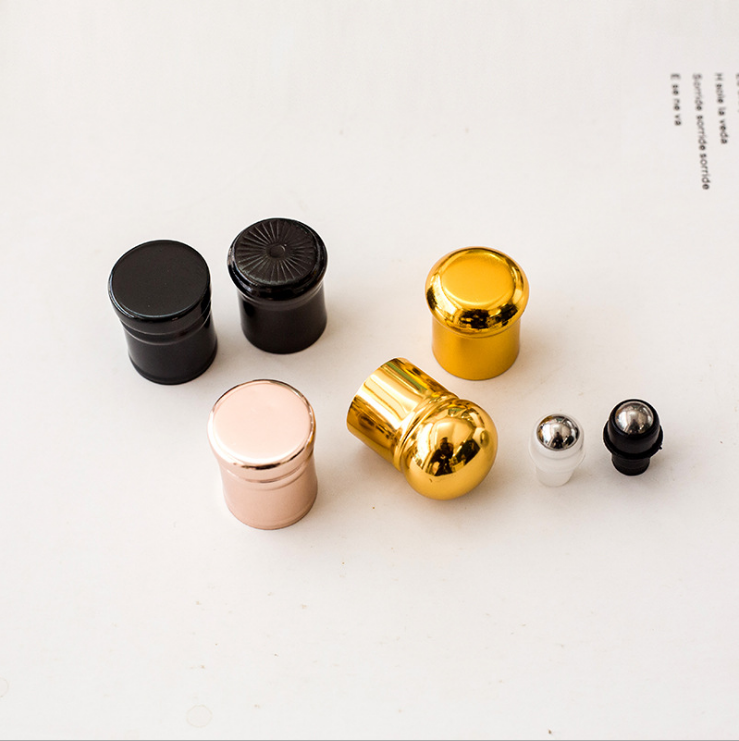 free sample empty round octagonal clear perfume glass roller bottle 3ml 6ml 10ml roll on bottle with aluminum cover