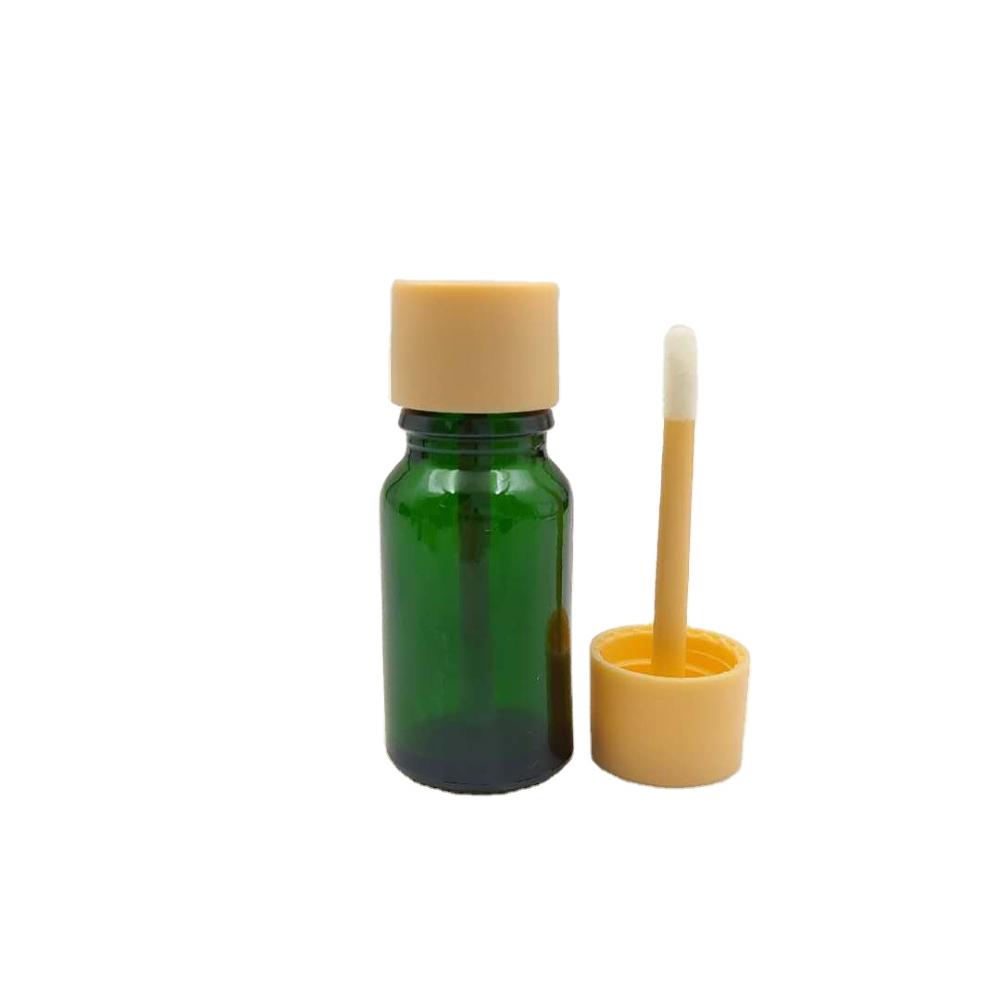 free sample fast delivery green glass essential oil 10ml bottle with accessories
