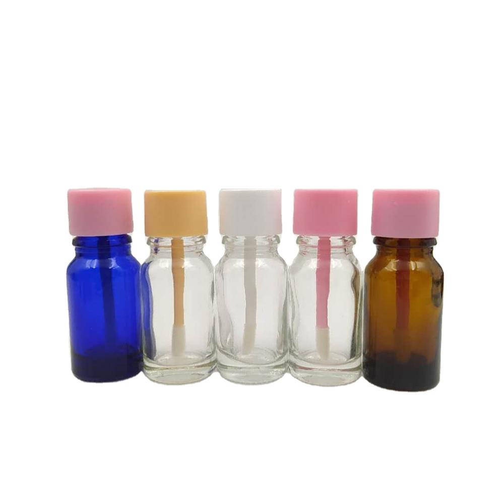 free sample fast delivery green glass essential oil 10ml bottle with accessories